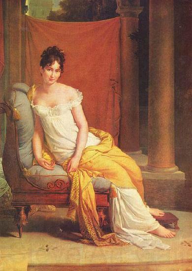 unknow artist Portrat der Madame Recamier Spain oil painting art